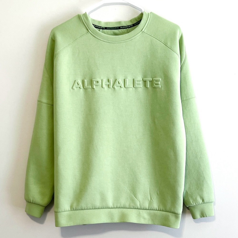 Alphalete ELMTS Cotton Blend Crewneck Sweatshirt